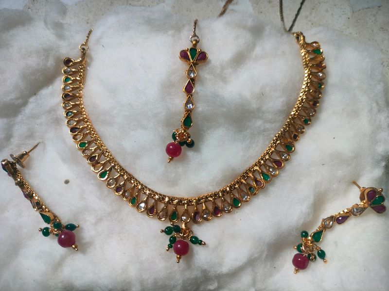 Authentic Kundan Jewellery Set