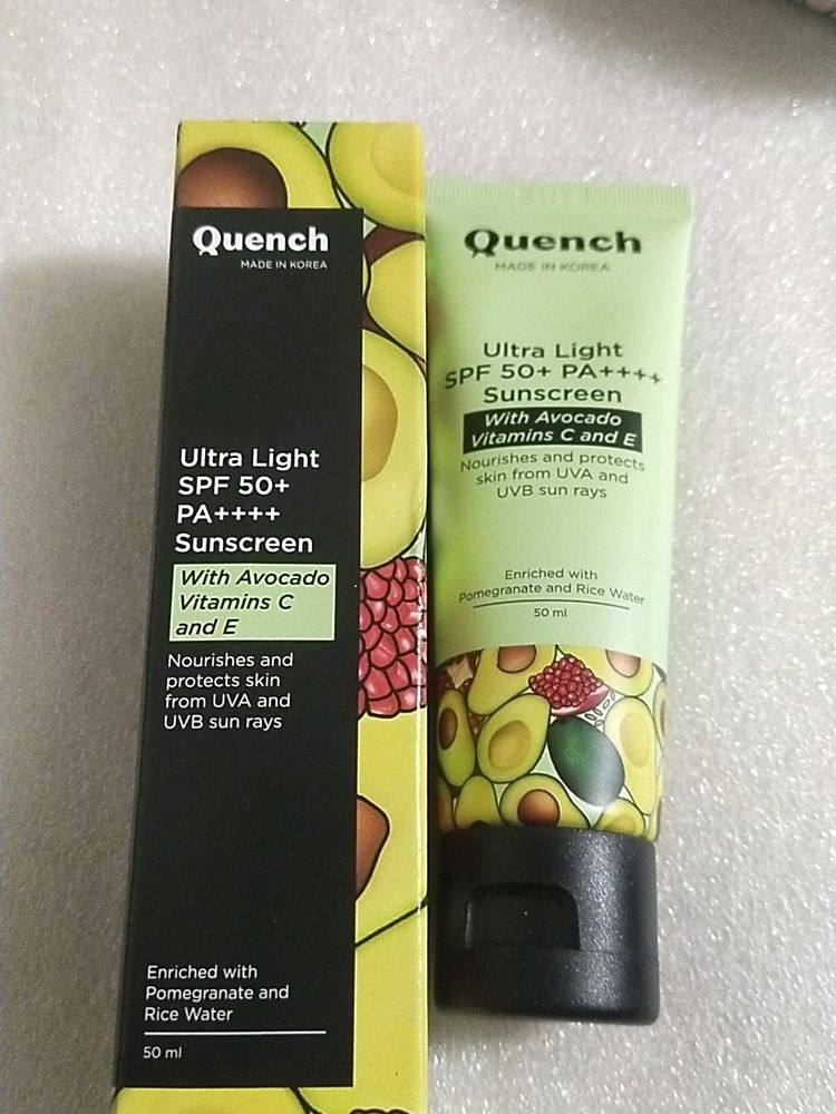 Quench Ultra Light SPF 50+ PA++++ Sunscreen