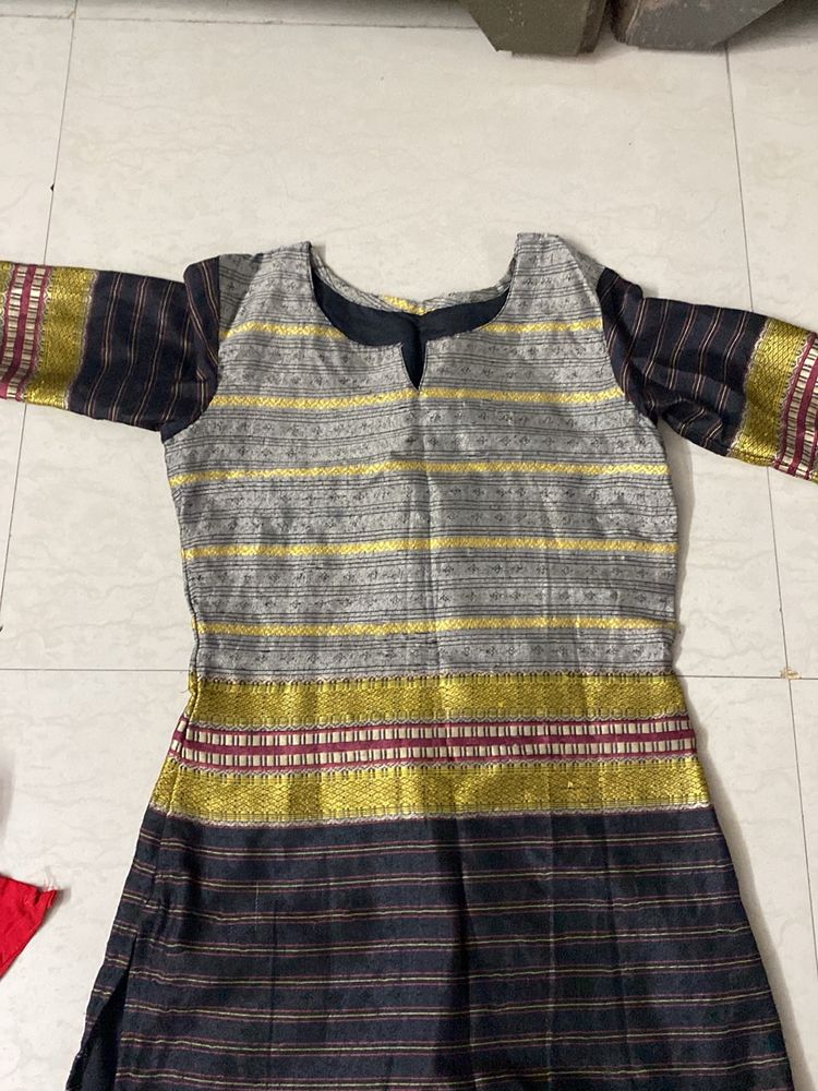 Khadi Traditional Piece Kurta Set