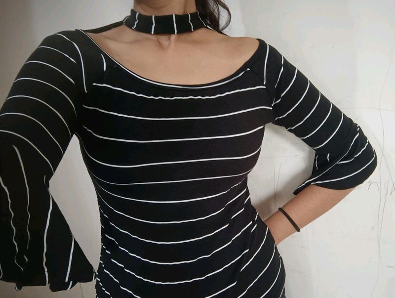 striped top