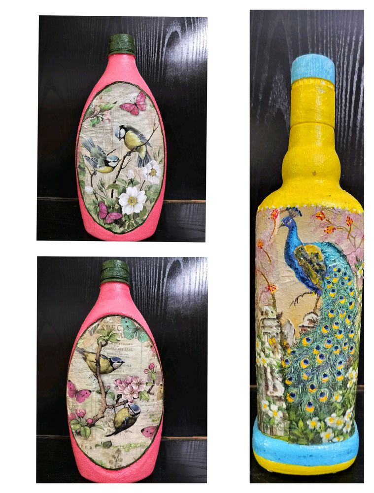 Combo Of Two Decorative Bottles