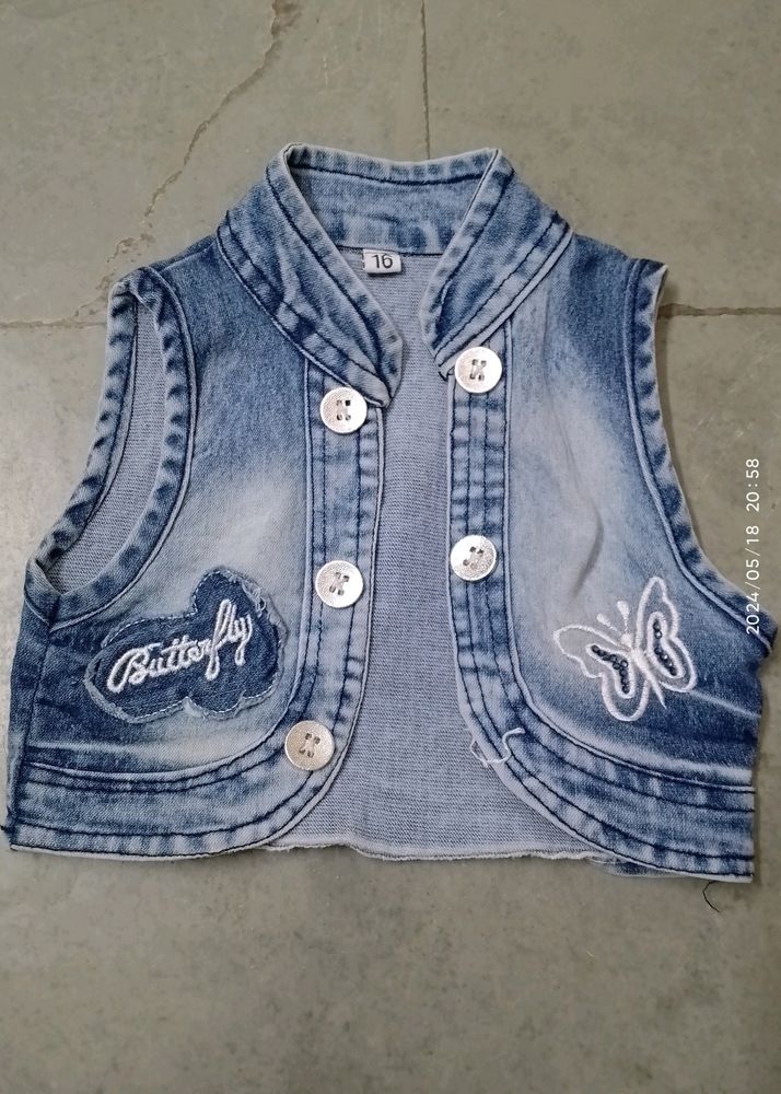 Baby Girl Denim Jacket Dress