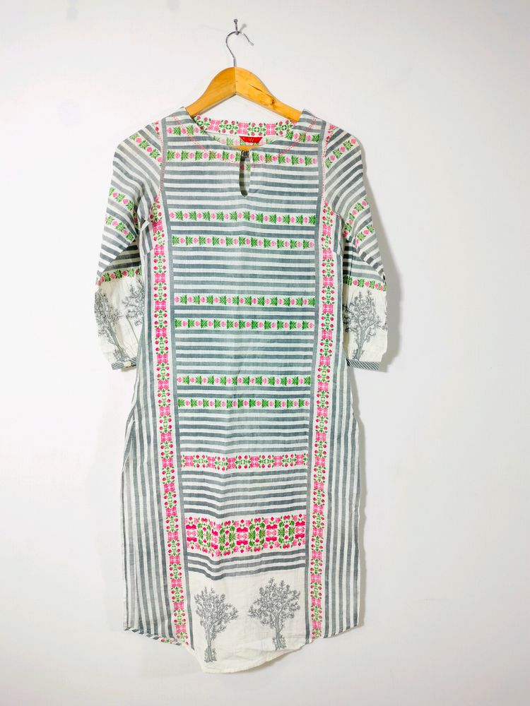 Multicolour Printed Kurta (Women's)