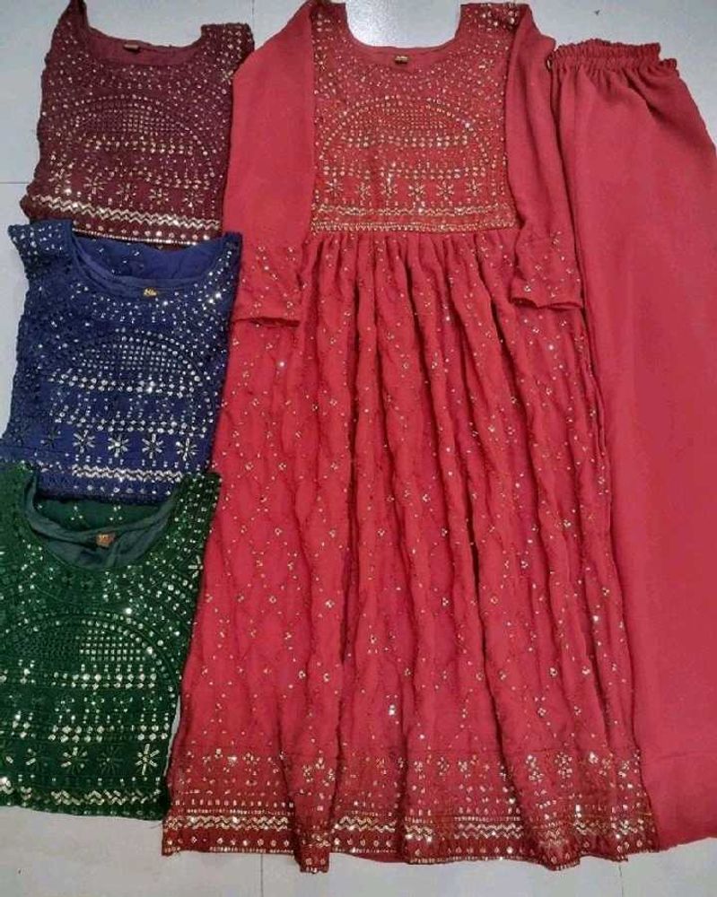 Brand New Nairacut Kurti Plazo Set 😍😍🌼