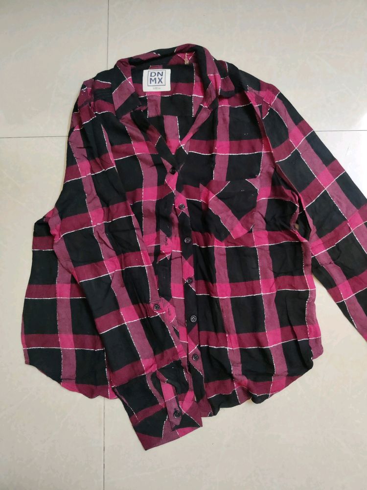 Red & Black Plaid Shirt