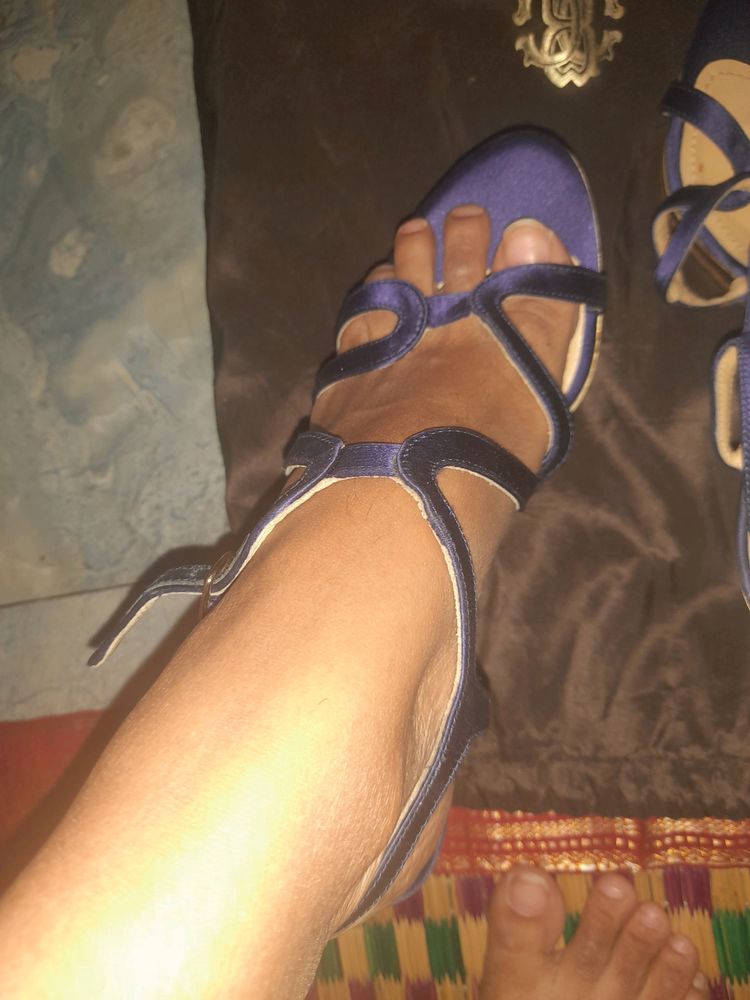 Blue Pencil Heels