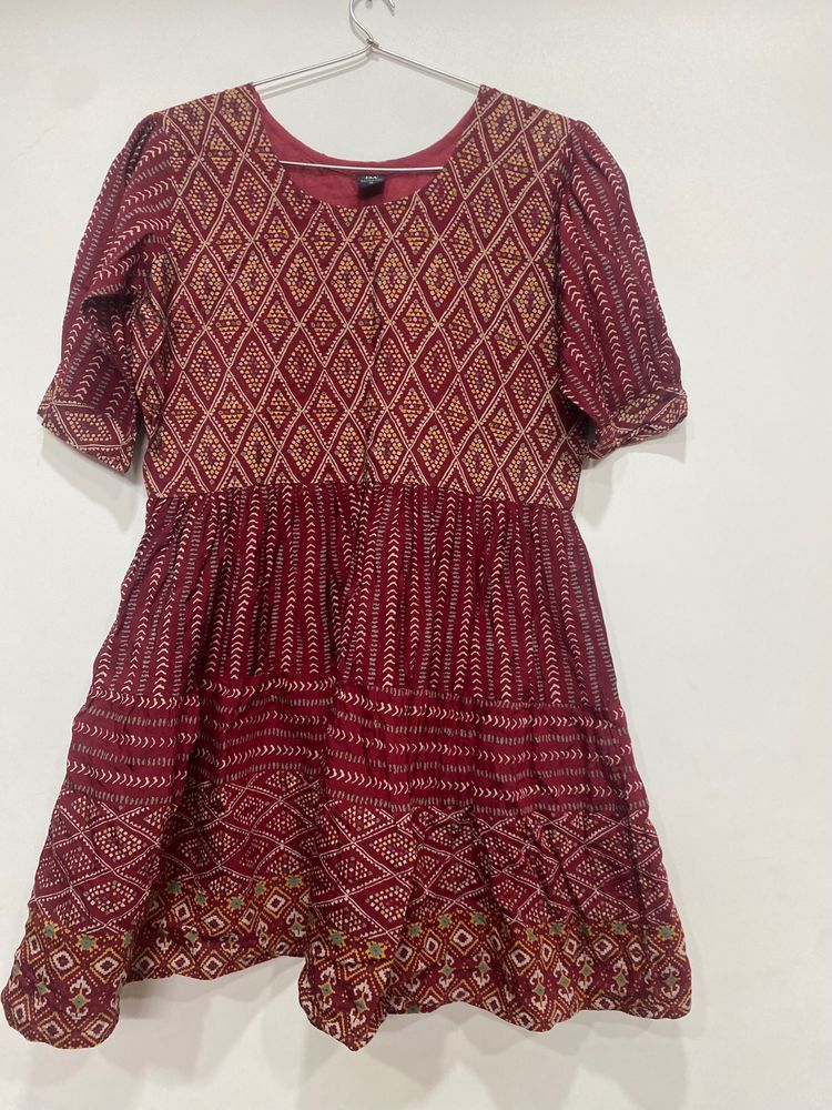 Red Colour Tunic