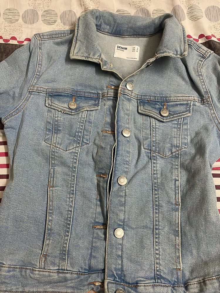 Blue Denim Jacket Size-s