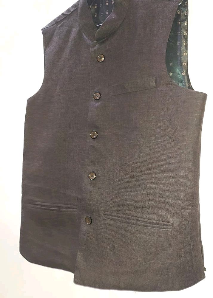 Brown Waist Coat New (men's)