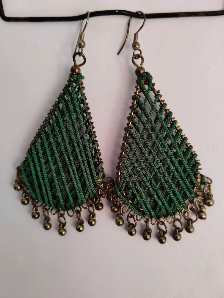 Green Earrings