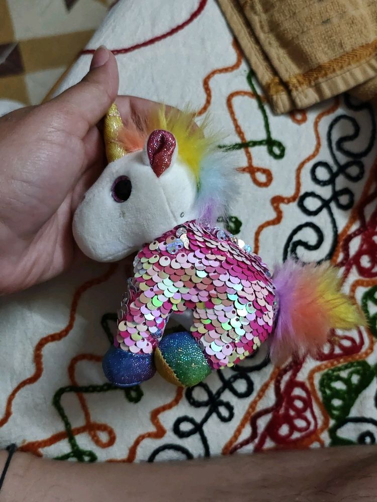 Colourful Unicorn Soft Toy