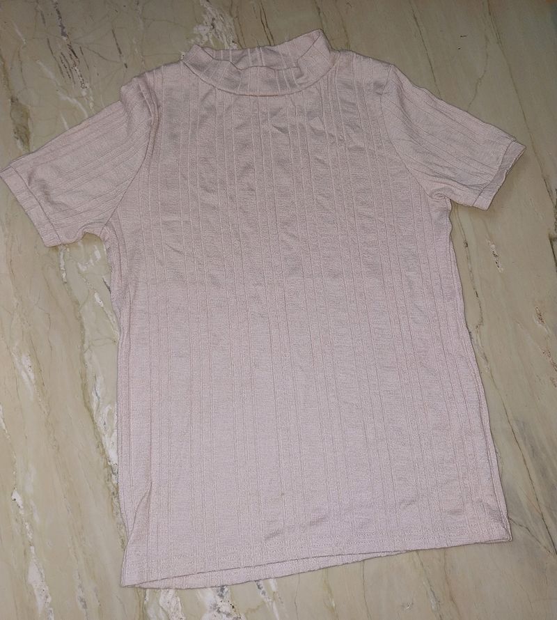 Stretchable Baby pink Top