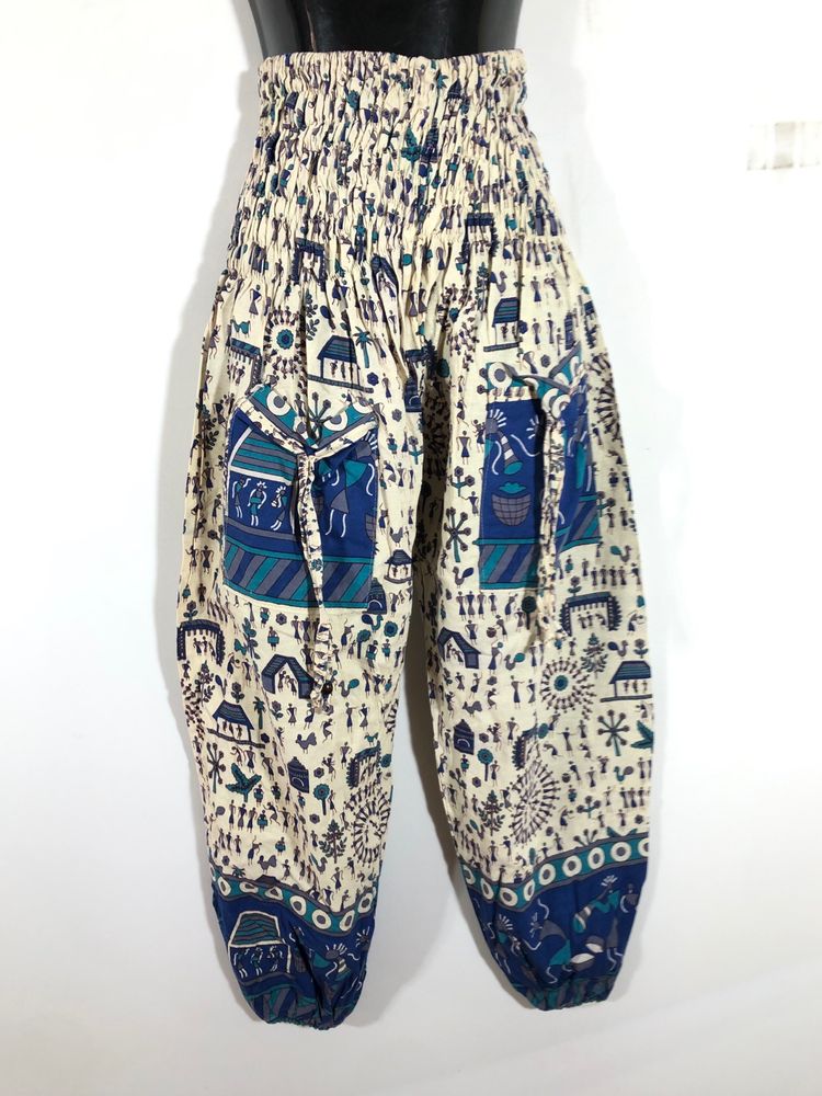 Off White Printed Casual Pants(Women’s)