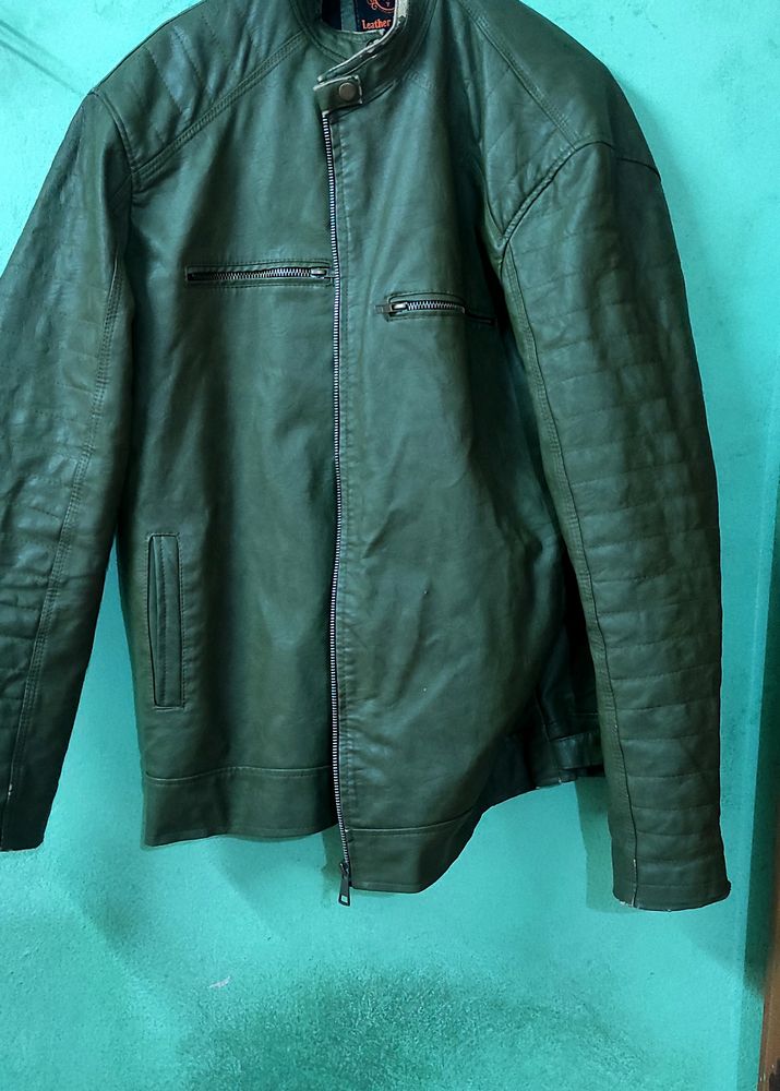 Green Leather Jacket