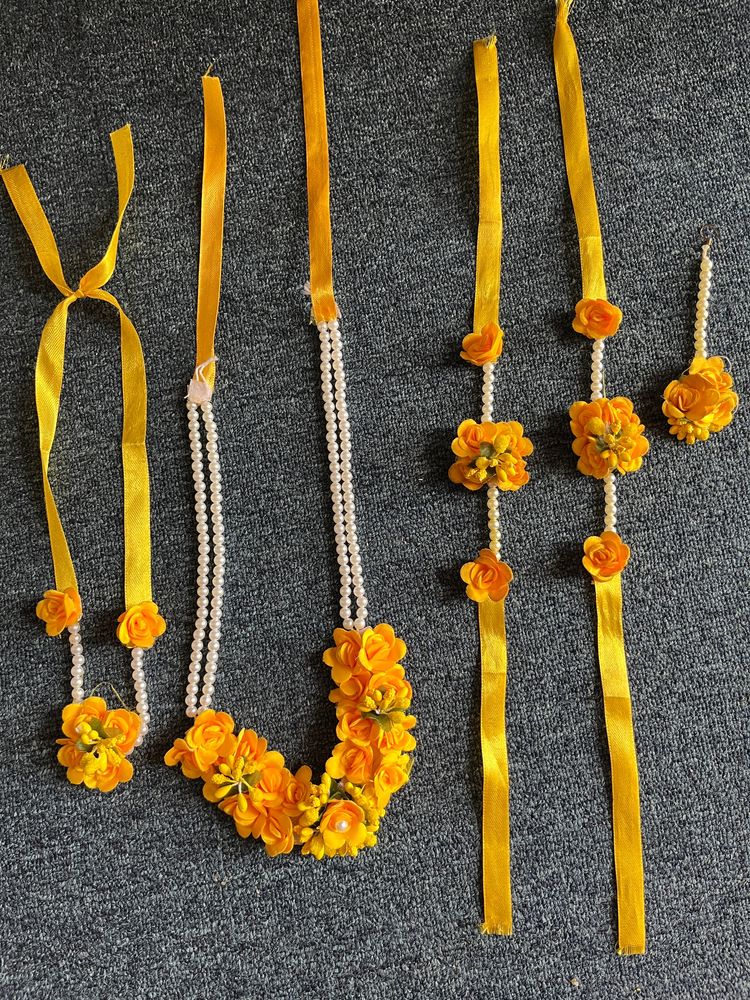 Haldi Flower jwellery