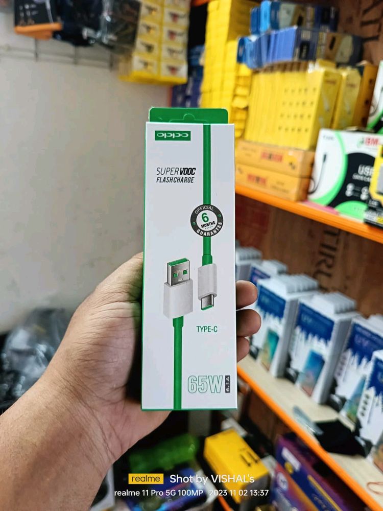 Orginal oppo realme  Charging cable  c-type