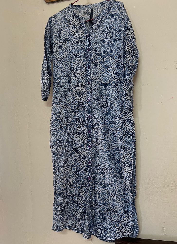 Simple Front Open Kurta