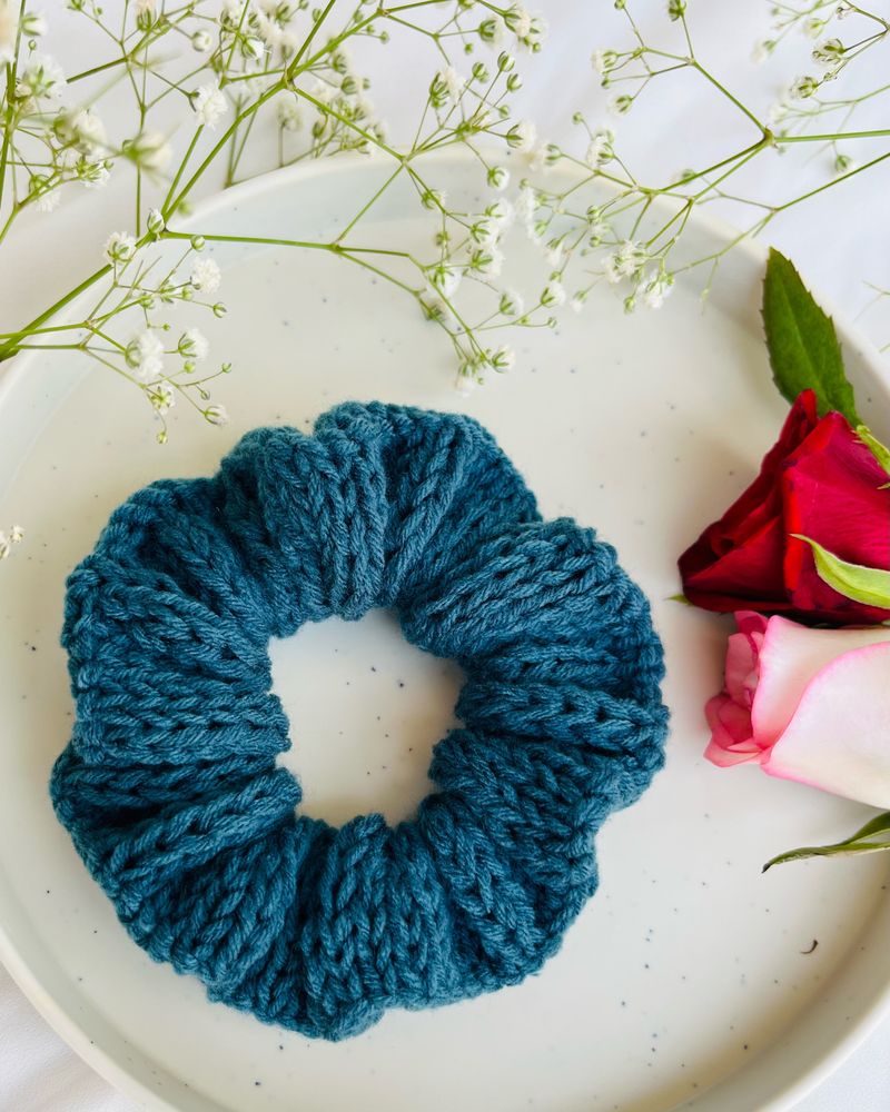 Cute Knitted Scrunchies