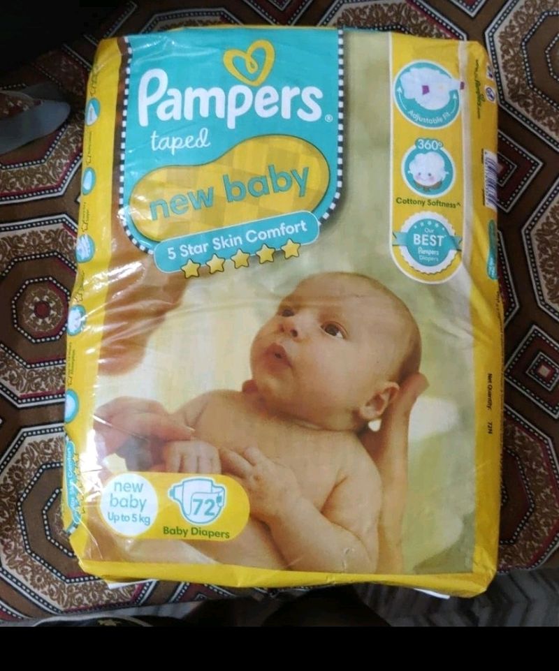 Pampers New Baby Tape Diaper