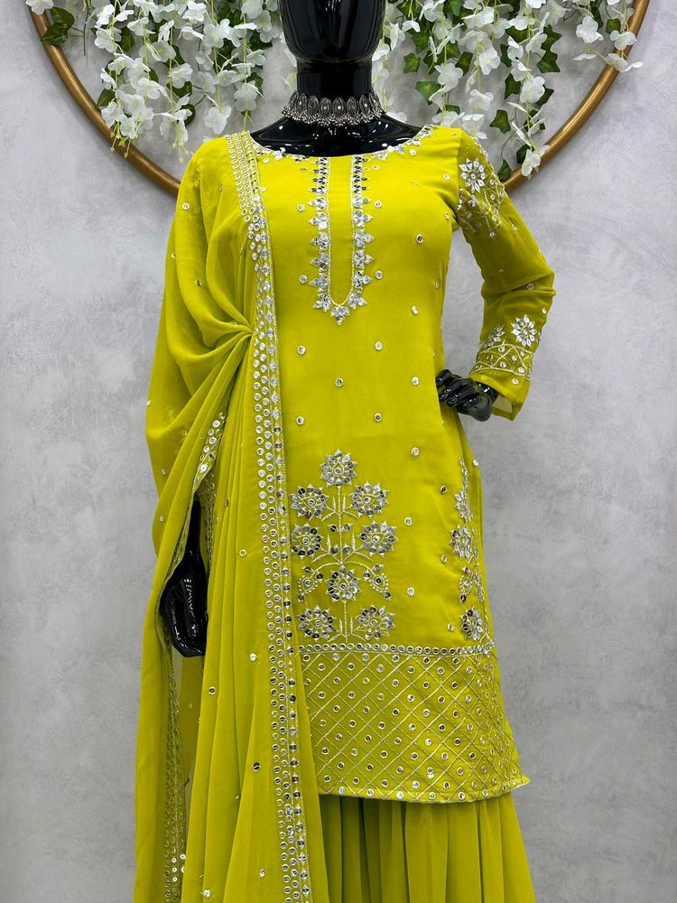 Gorgeous Sharara With Short Top