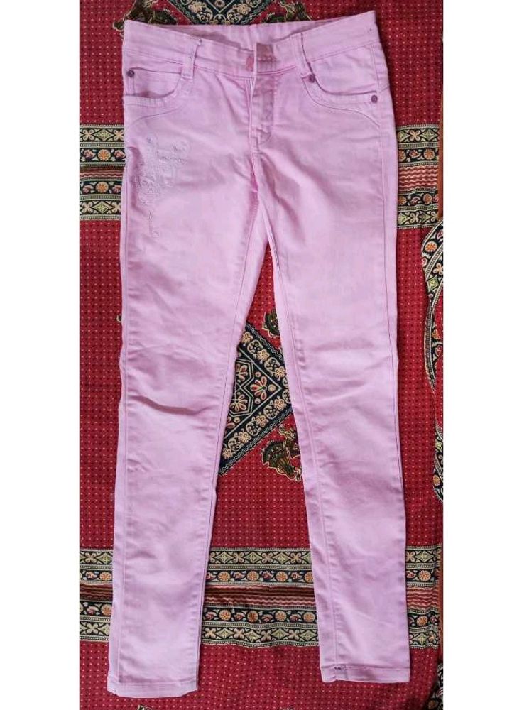 Pink Jeans For Girls🌸💕