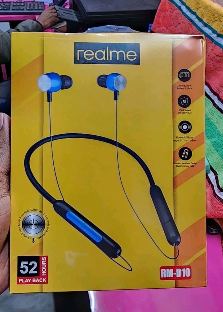 RM-D10 Realme Copy Bluetooth Neckband