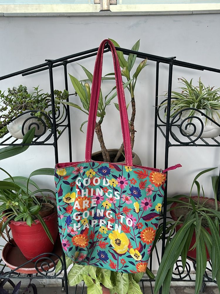 Chumbak multicoloured hand bag