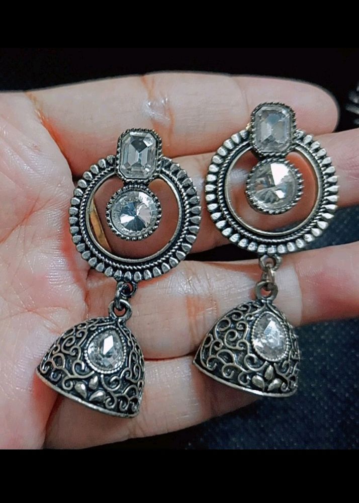 Stone Pair Of Earrings