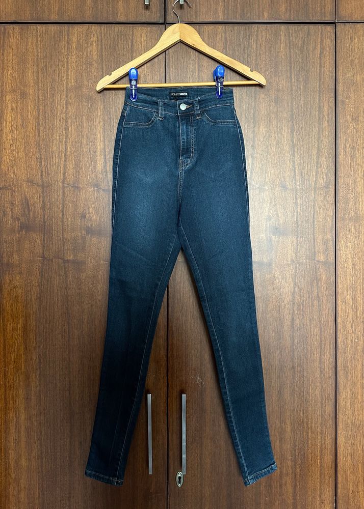 High Waist Sculpting Skinny Jeans