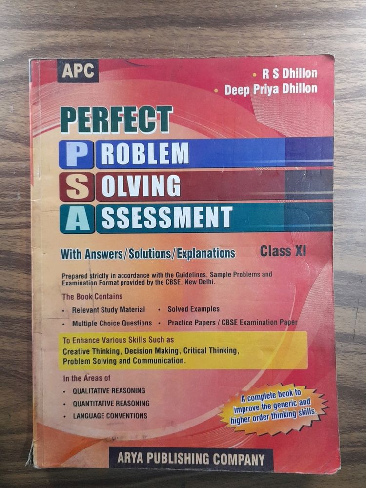 Perfect Problem Solving Assessment For Class 11th