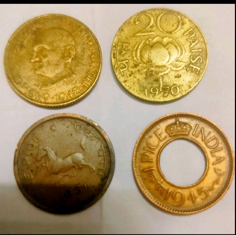 Buyer will get 4 old coins