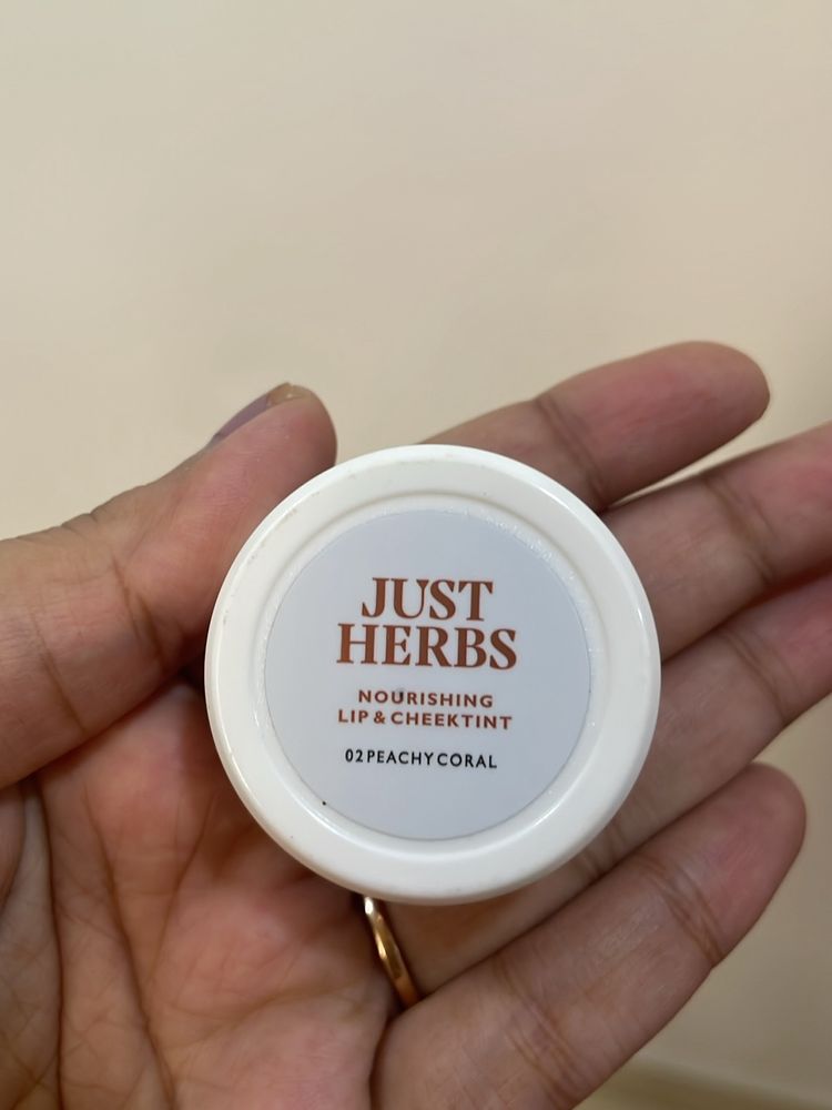 New Just Herbs Lip & Cheek Tint