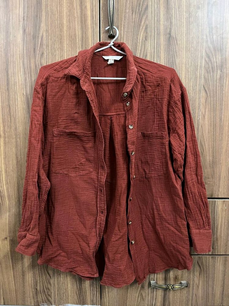 H&m Rust Shirt