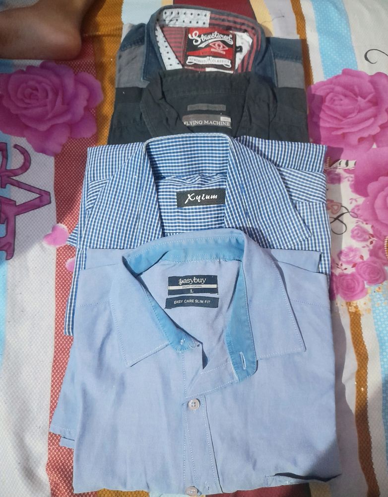 Combo Of 4 Shirt Less Use Cheap Price Haryup