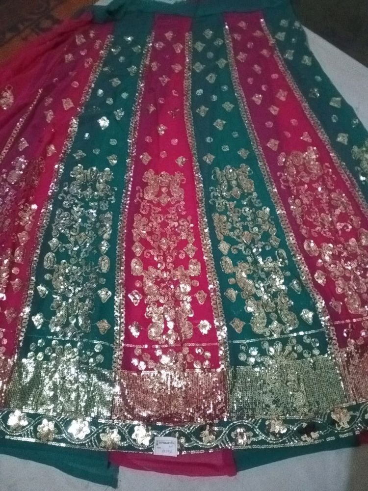 Unstitched Lehenga Choli And Duptta