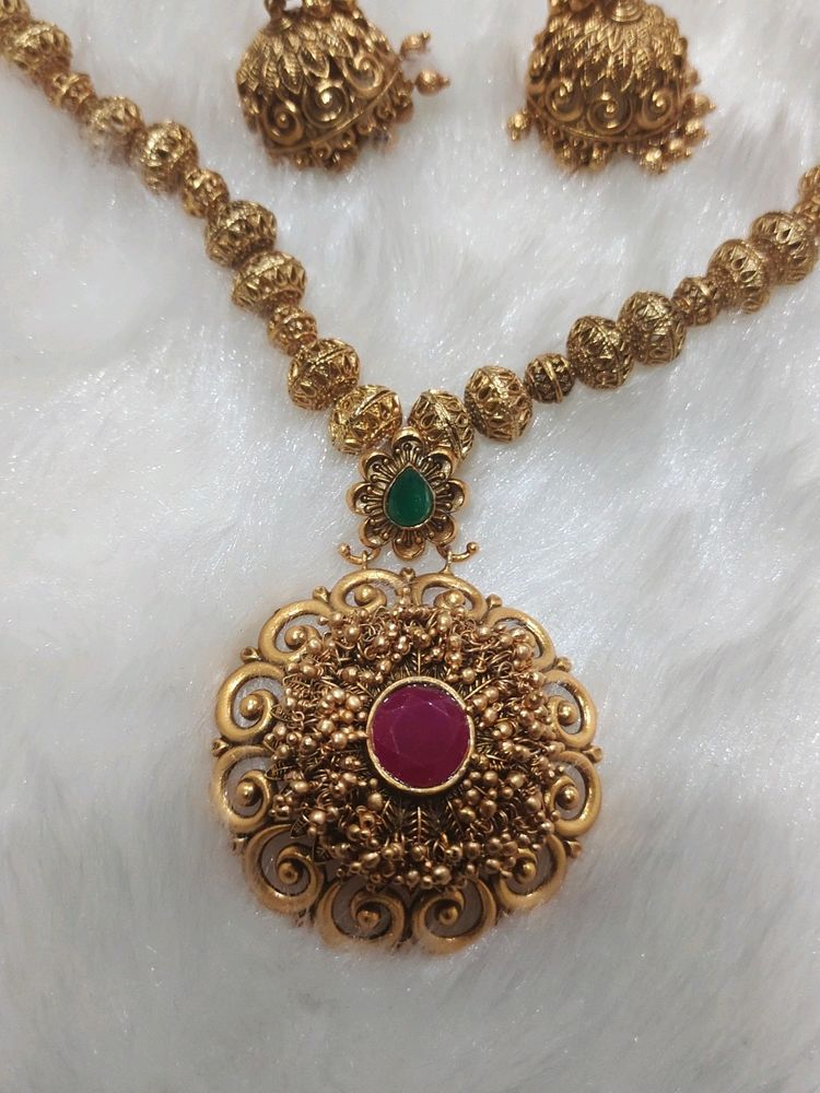 Real Gold Look Alike Necklace Set