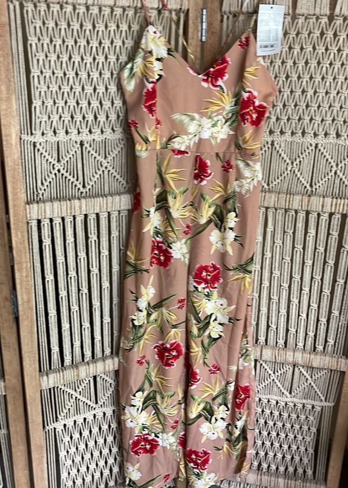 XL Floral Jumpsuit