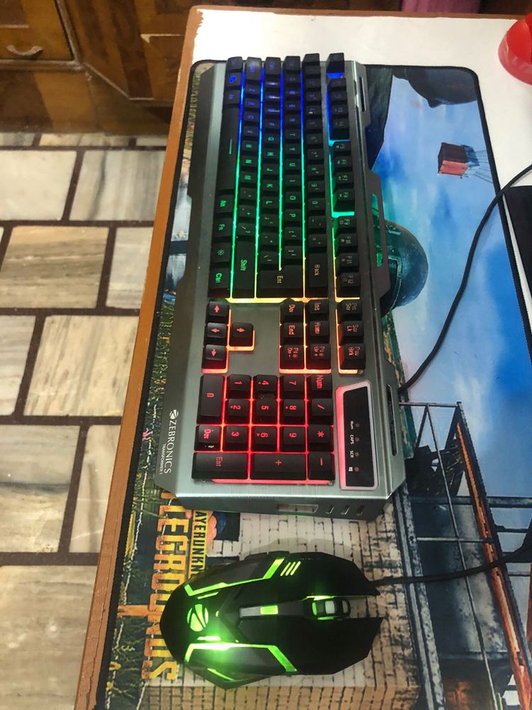 Zebronics Gaming Keyboard Mouse Combo