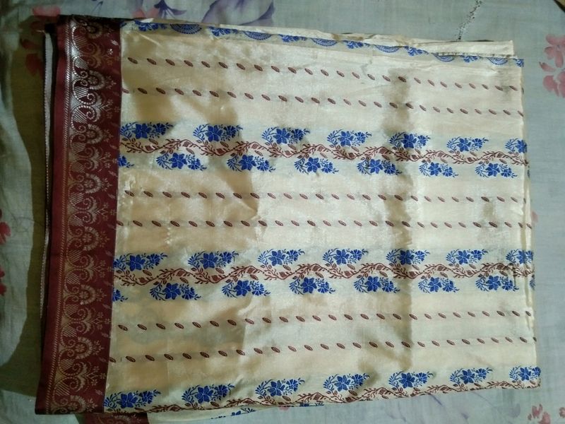 Assam Silk Alover Embroidery Elegant Saree