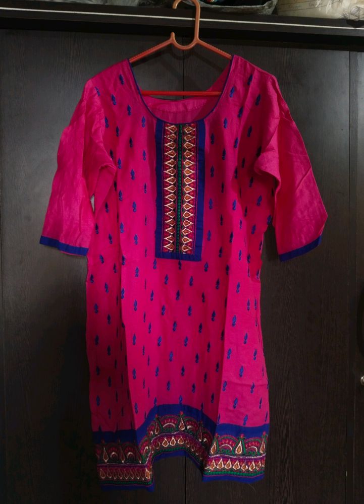 Pink Kurtha