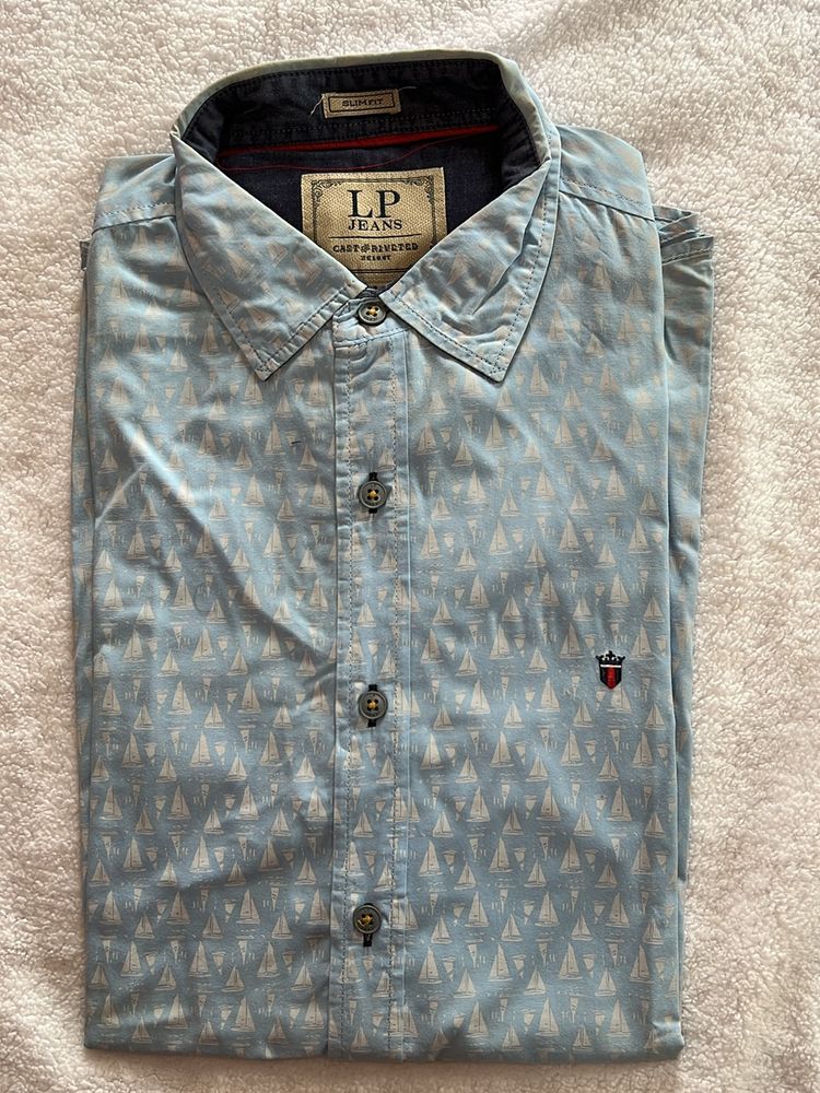 Men Louis Philippe Printed Shirt