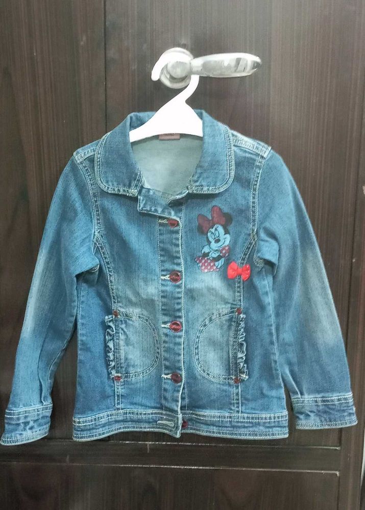 Denim Jacket For Girl 6 to 8 Year