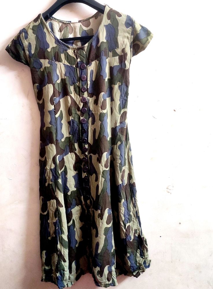 Woman Military Kurta, Size Xl