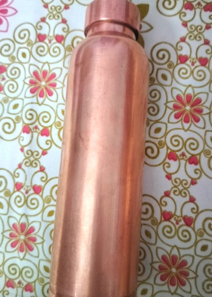 USHA SHRIRAM Pure Copper Water Bottle 1 Litre