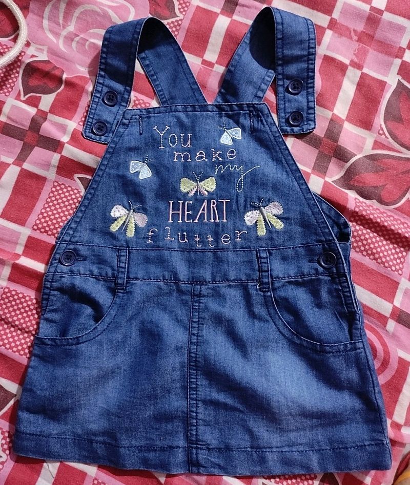 Applique Pinafore Dress