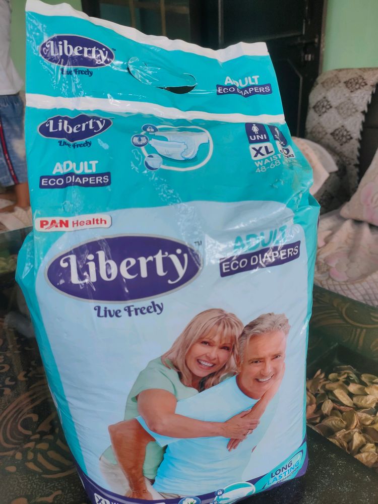 Liberty Adult Diapers Pants XL Size 10 Pants Waist 48-68 Inches