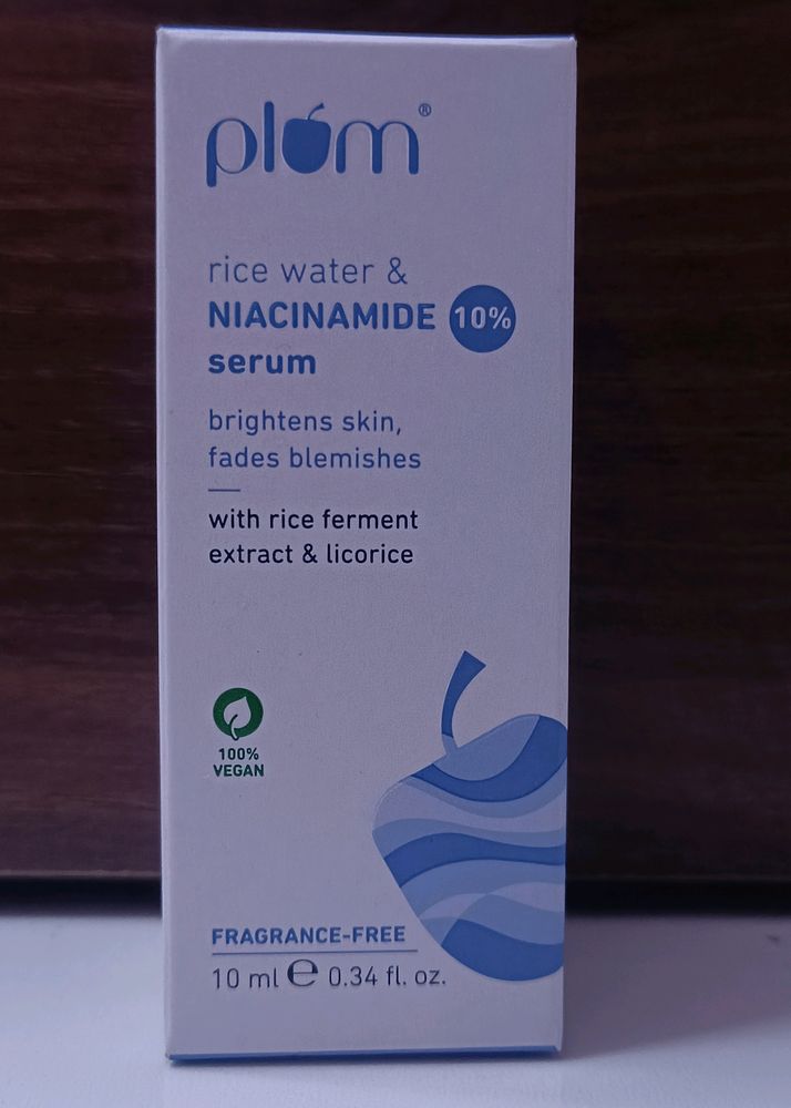 Plum Rice Water Niacinamide 10% Face Serum