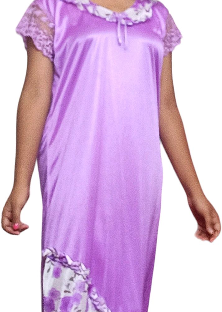 💜 Silk Fancy Nighty 💜