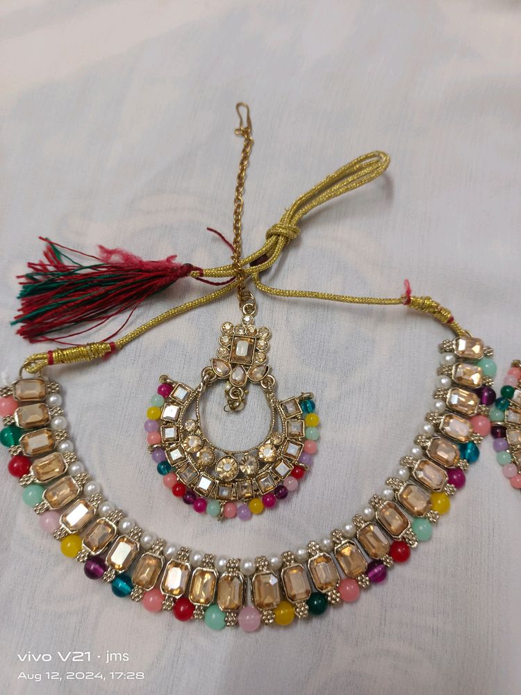 Multi Colour Jewellery Set