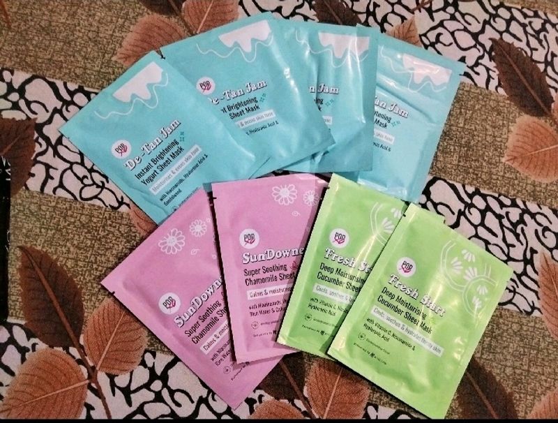 (Pack Of 4 )Sheet Mask Myglamm